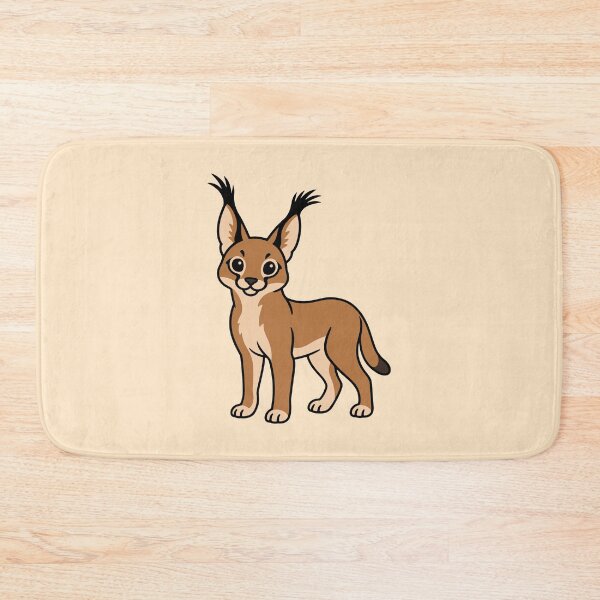 Item preview, Cute Cartoon Caracal designed and sold by WildlifeDoodle.