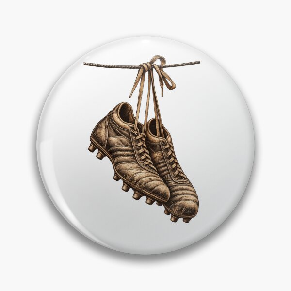 Item preview, Hanging Up The Boots Vintage Football Boots Retirement Design designed and sold by DriftcoreStudio.