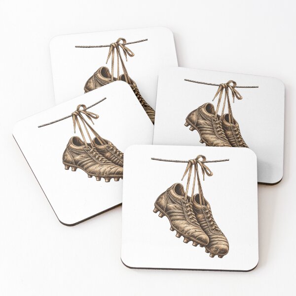 Item preview, Hanging Up The Boots Vintage Football Boots Retirement Design designed and sold by DriftcoreStudio.
