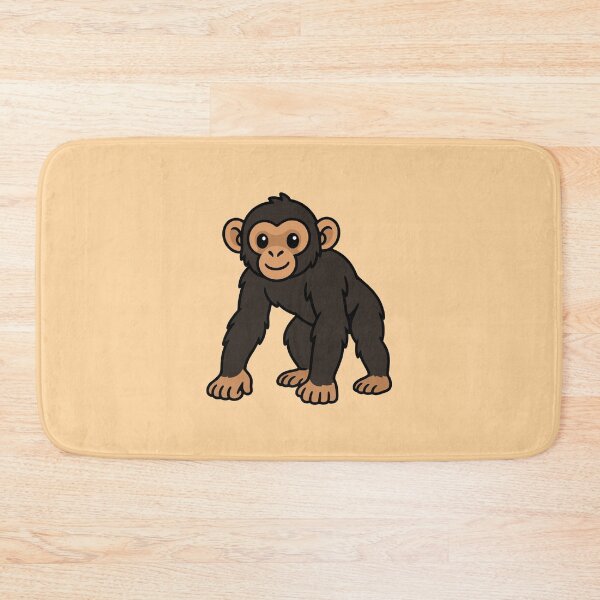 Item preview, Cute Cartoon Chimpanzee designed and sold by WildlifeDoodle.