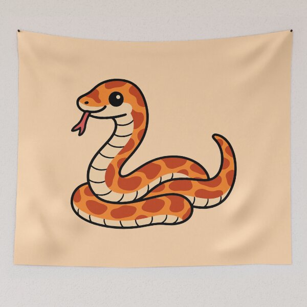 Item preview, Cute Cartoon Corn Snake designed and sold by WildlifeDoodle.