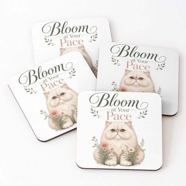 Item preview, Persian Cat – Bloom at Your Pace designed and sold by PurrBloom Studio.