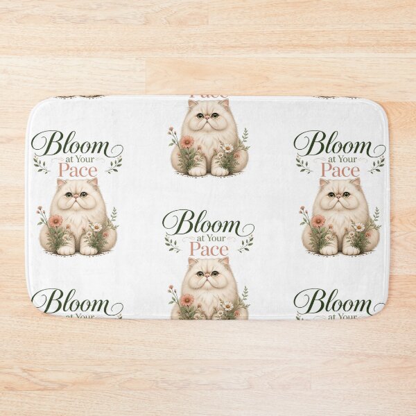 Item preview, Persian Cat – Bloom at Your Pace designed and sold by PurrBloom Studio.