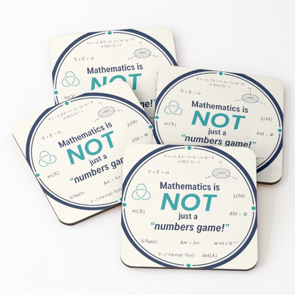 Item preview, Mathematics is NOT Just a "Numbers Game!" designed and sold by DaystarRising.