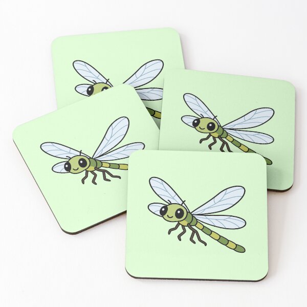 Item preview, Cute Cartoon Dragonfly designed and sold by WildlifeDoodle.