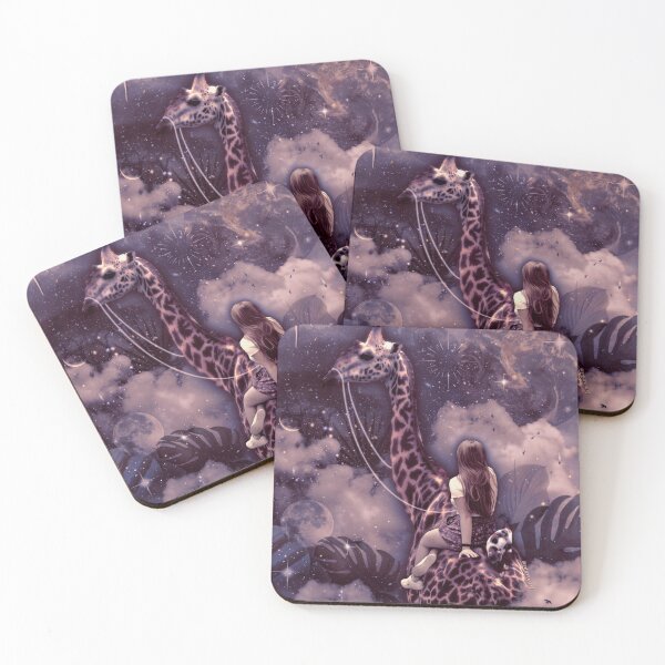 Item preview, Giraffe riding. Purple designed and sold by mgro-art.