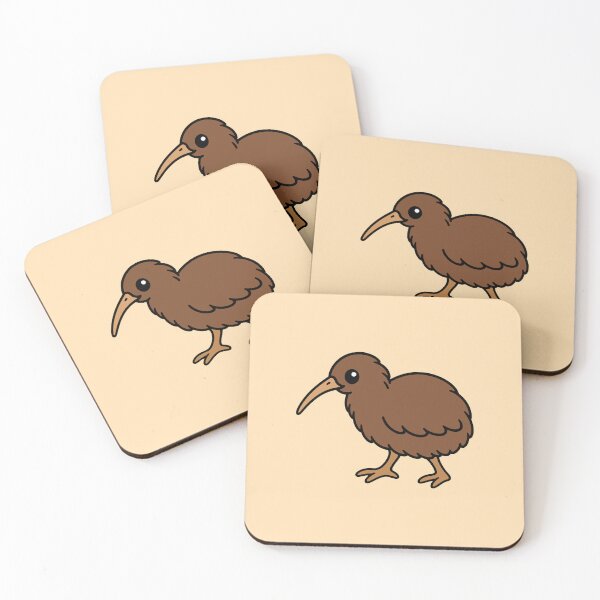 Item preview, Cute Cartoon Kiwi Bird designed and sold by WildlifeDoodle.