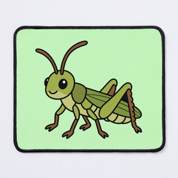 Item preview, Cute Cartoon Grasshopper designed and sold by WildlifeDoodle.