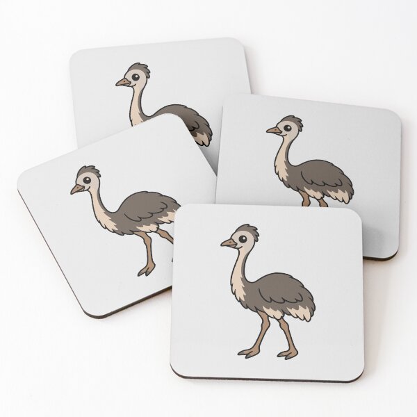 Item preview, Cute Cartoon Rhea designed and sold by WildlifeDoodle.