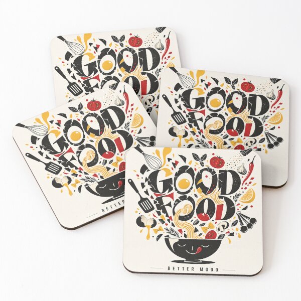 Item preview, Retro Culinary Typography Abstract designed and sold by The-Library.