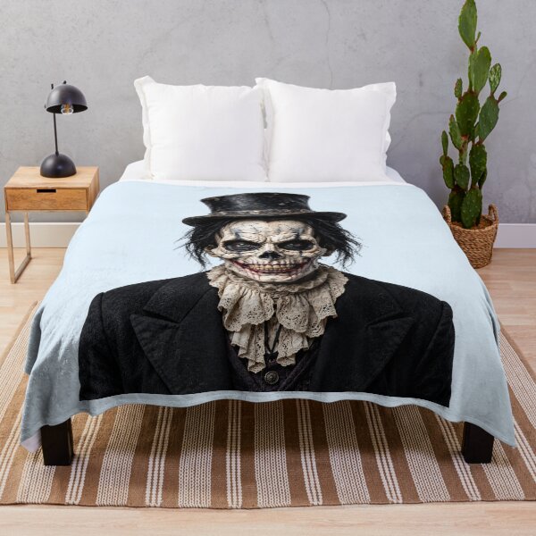 Item preview, Scary Skeleton Clown – Creepy Victorian Horror Character designed and sold by SweetLilith.
