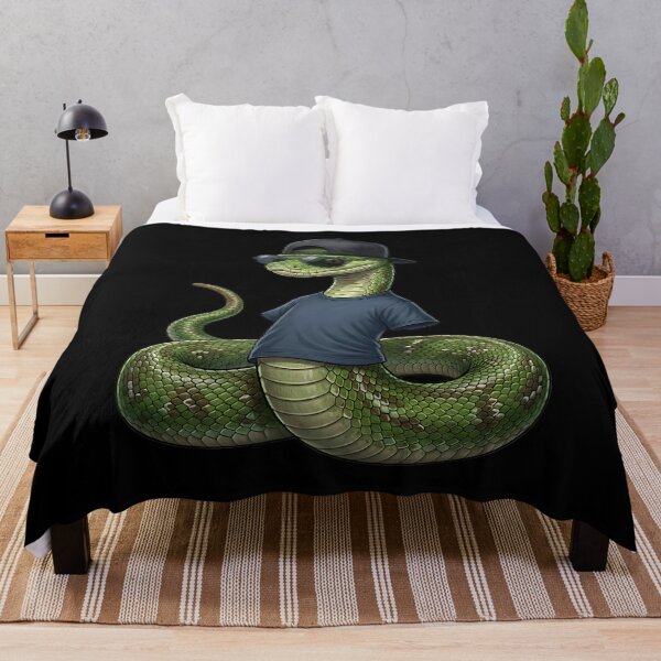 Item preview, Cool snake with a cap designed and sold by ReneMM.