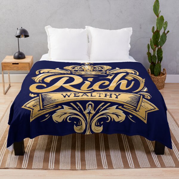 Item preview, Rich Wealthy Gold Crown And Banner Style Design designed and sold by RichardRags.