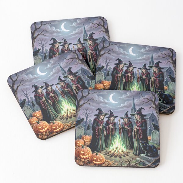 Item preview, Halloween Witches Coven designed and sold by casamomo.
