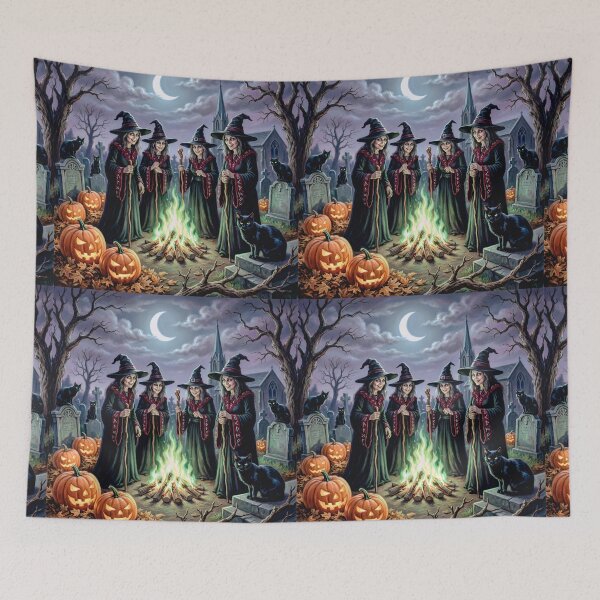 Item preview, Halloween Witches Coven designed and sold by casamomo.