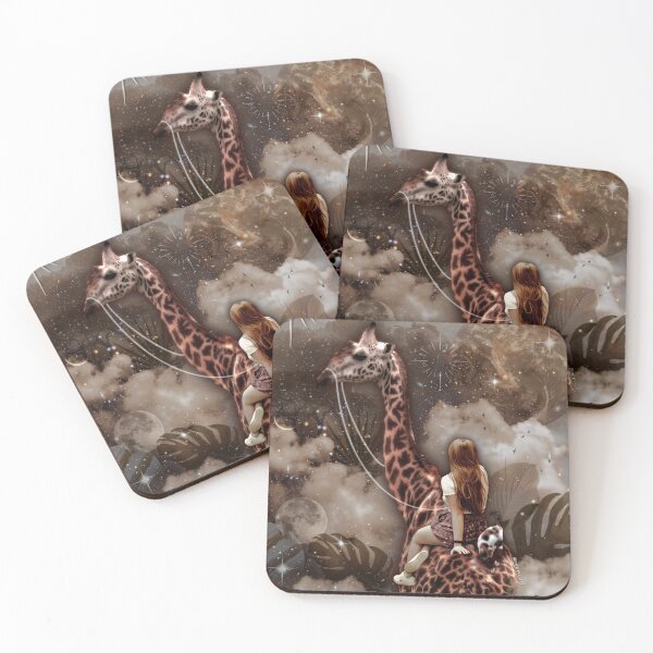 Item preview, Giraffe riding. Gold designed and sold by mgro-art.