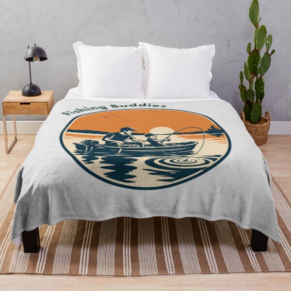 Item preview, Time together fishing boat retro design for dad and son designed and sold by TerraStyleTina.