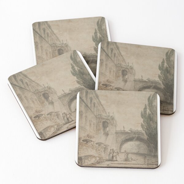 Item preview, Hubert Robert - A Palace with an Arched Bridge designed and sold by GraphycoPublish.
