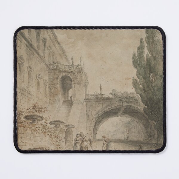 Item preview, Hubert Robert - A Palace with an Arched Bridge designed and sold by GraphycoPublish.