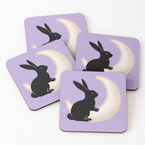 Item preview, Moonlight Bunny _ Muted Lavender designed and sold by MaryAura.