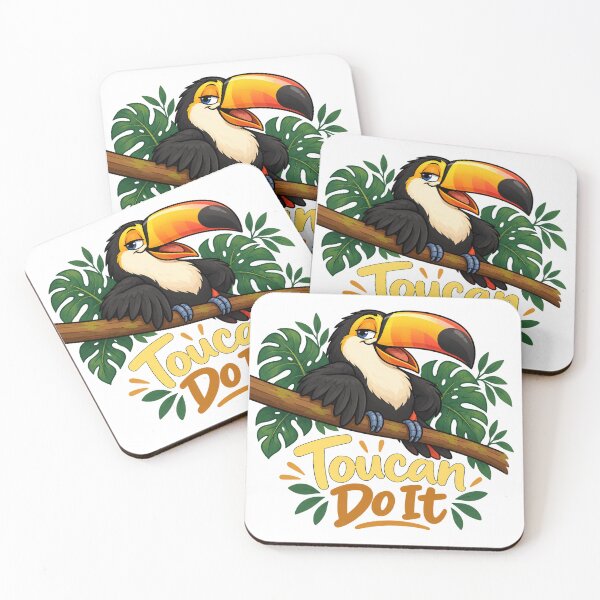Item preview, Toucan Do It – Funny Tropical Toucan Pun designed and sold by DaisukeJapan.