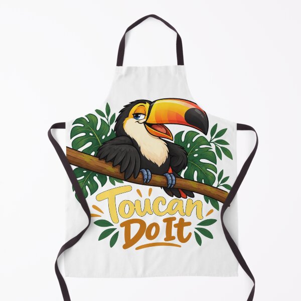 Item preview, Toucan Do It – Funny Tropical Toucan Pun designed and sold by DaisukeJapan.