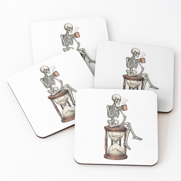 Item preview, This Meeting Could Have Been An Email Skeleton Vintage Engraving Sticker designed and sold by Thuzito.