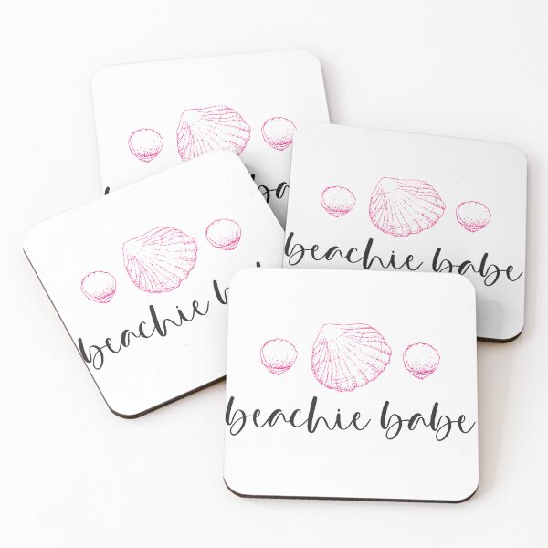 Item preview, Shell collection beachie babe in pink designed and sold by Quiet Waters Design.
