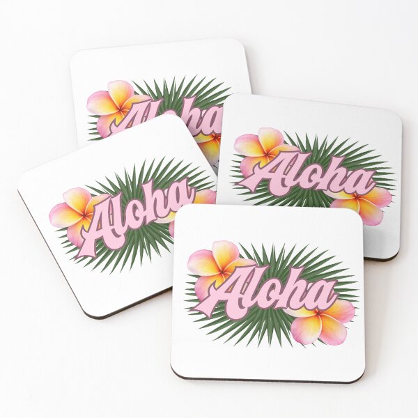 Item preview, Aloha Tropical Flower Design | Hawaiian Plumeria & Palm Leaves Gift designed and sold by 4kstudiostt.
