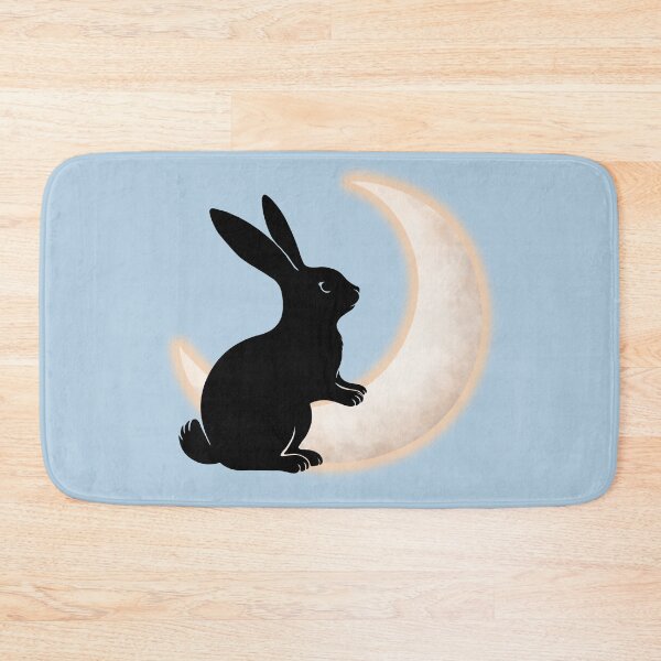 Item preview, Moonlight Bunny _ Powder Blue designed and sold by MaryAura.