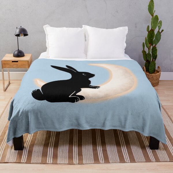 Item preview, Moonlight Bunny _ Powder Blue designed and sold by MaryAura.