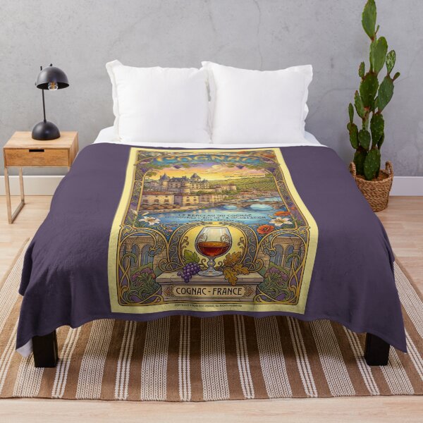 Item preview, Cognac, France Art Nouveau Poster designed and sold by travelwitheric.