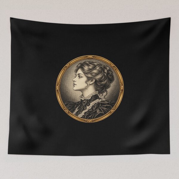 Item preview, Victorian Cameo Medallion Portrait designed and sold by AMICO77.