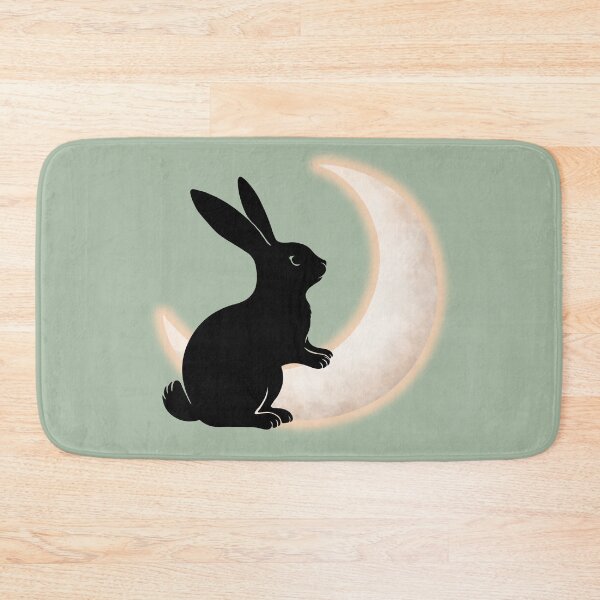 Item preview, Moonlight Bunny _ Sage Green designed and sold by MaryAura.
