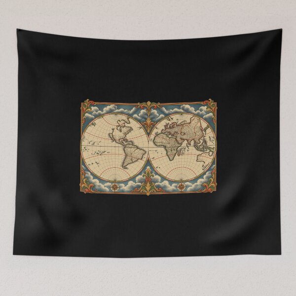 Item preview, Ornate Antique Atlas Plate designed and sold by AMICO77.