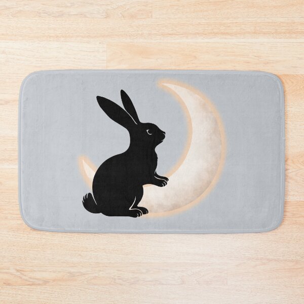 Item preview, Moonlight Bunny _ Silver Gray designed and sold by MaryAura.