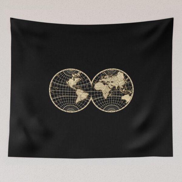 Item preview, Ivory Antique Hemisphere Linework designed and sold by AMICO77.