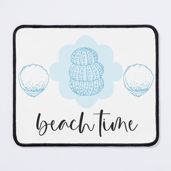 Item preview, Shell collection beach time in blue designed and sold by Quiet Waters Design.