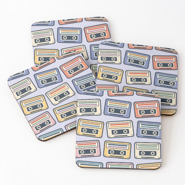 Item preview, Retro Cassette Tapes Colorful Vintage Music Pattern designed and sold by KokoDeez.
