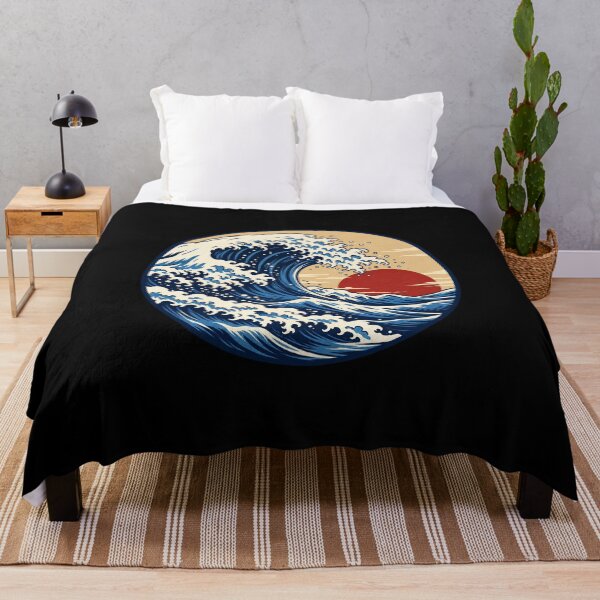 Item preview, Wave and Red Sun Circular Emblem designed and sold by AMICO77.