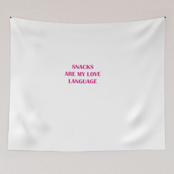 Item preview, snacks are my love language designed and sold by Kasia1987t.