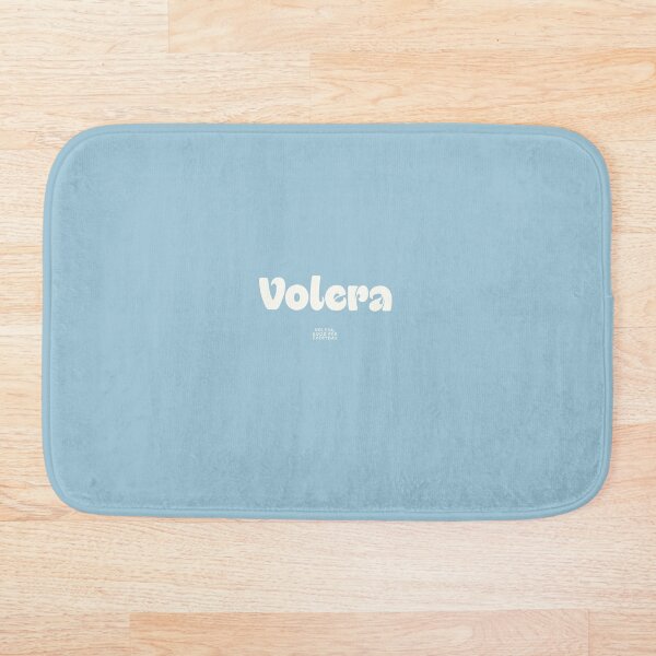 Item preview, Minimalist Blue Grey Bath Mat — Velora "Good For Mornings" designed and sold by LouisGirodot.