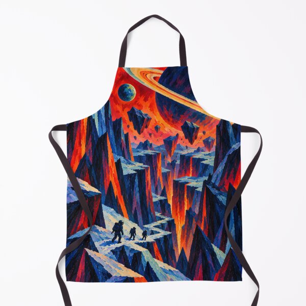 Item preview, Astronaut Expedition Through Alien Crystal Canyons designed and sold by Amalia Gutyz.