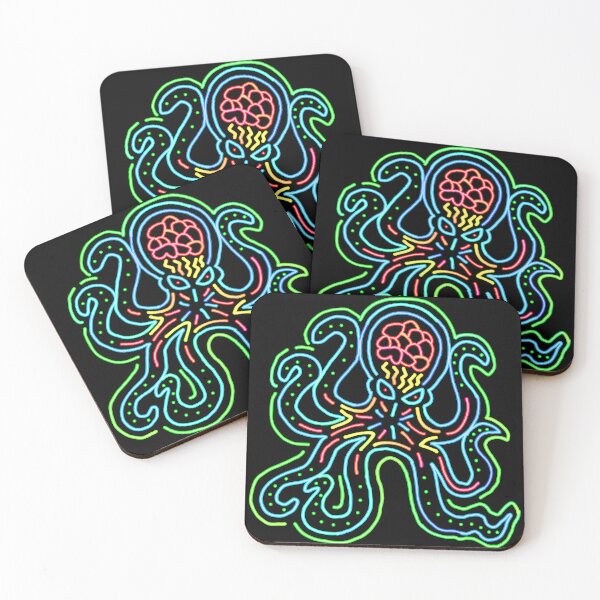 Item preview, Neon Octopus Colorful Glowing Tentacles designed and sold by Maularts.