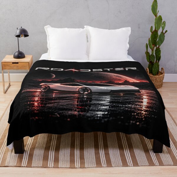 Item preview, Tesla Roadster on Mars | Next Frontier Space Car Art designed and sold by TEEJAMBOREE.