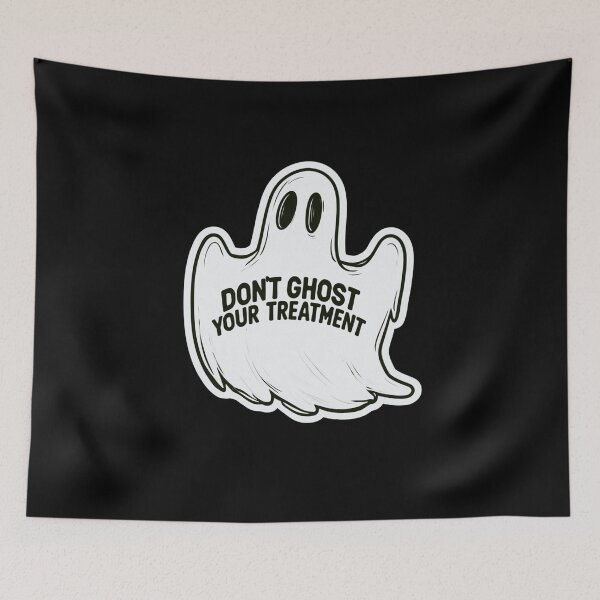 Item preview, Don't Ghost Your Treatment - Cute Ghost Halloween Dialysis Nurse   designed and sold by StudioArtKate.