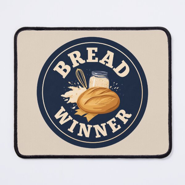 Item preview, Bread Winner Sourdough Baker Badge Funny Baking Design designed and sold by peterdesigns.