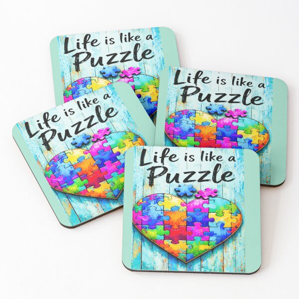 Item preview, Life is Like a Puzzle designed and sold by CyndiEpps.