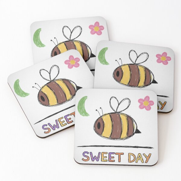Item preview, Sweet Day Bumblebee Pencil Illustration designed and sold by kapdotap.