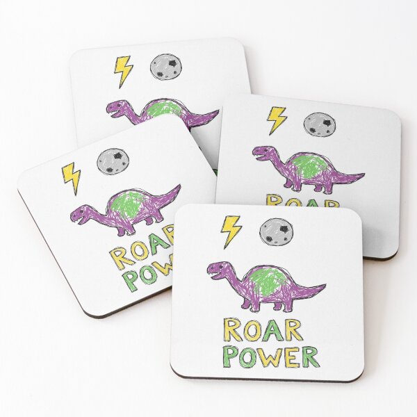Item preview, Roar Power Cute Dinosaur Pencil Art designed and sold by kapdotap.